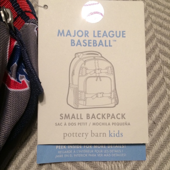 pottery barn mlb backpack large